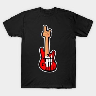Lead Guitar Rock Band T-Shirt